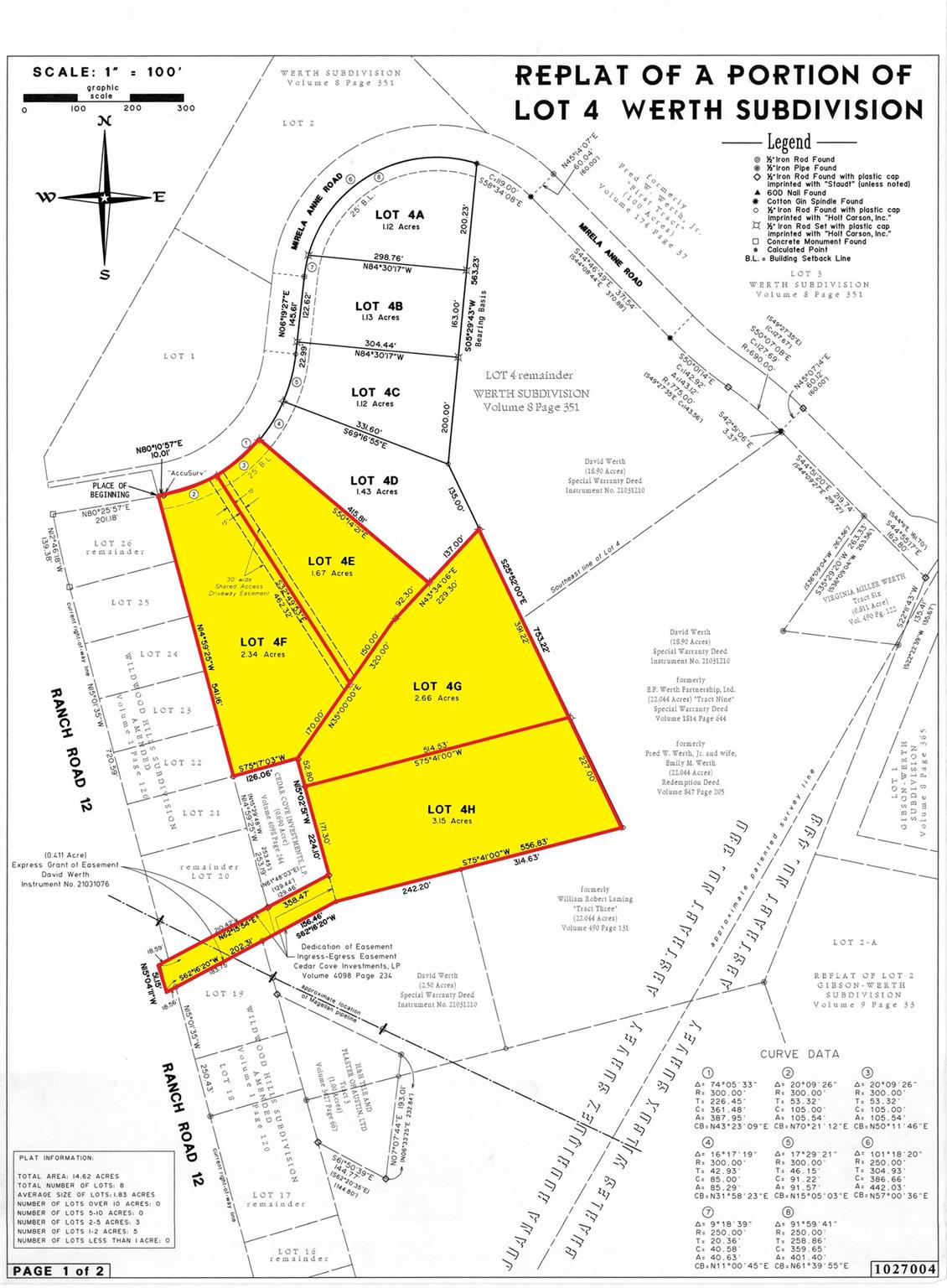 31858  RR 12 None  #Lots 4H-4G-4F-4E in Dripping Springs, Texas